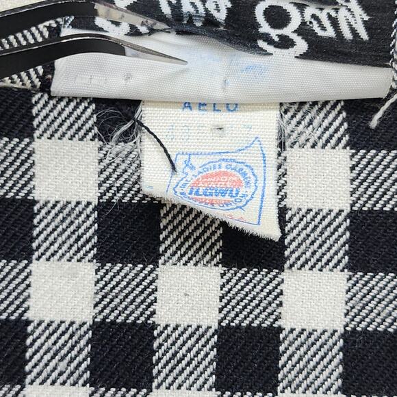 Vintage 80s Kips Bay Blazer Womens Size S Black White Gingham Plaid Lightweight - Picture 4 of 9